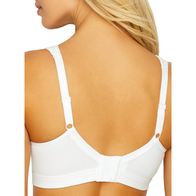 Women's Playtex US474C 18 Hour Ultimate Lift and Support Wirefree Bra  (White 38B)