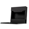thumbnail image 4 of Fine Art Living Genoa Wall Mounted Locking Steel Mailbox, Newspaper Holder,Black,MD22, 4 of 7