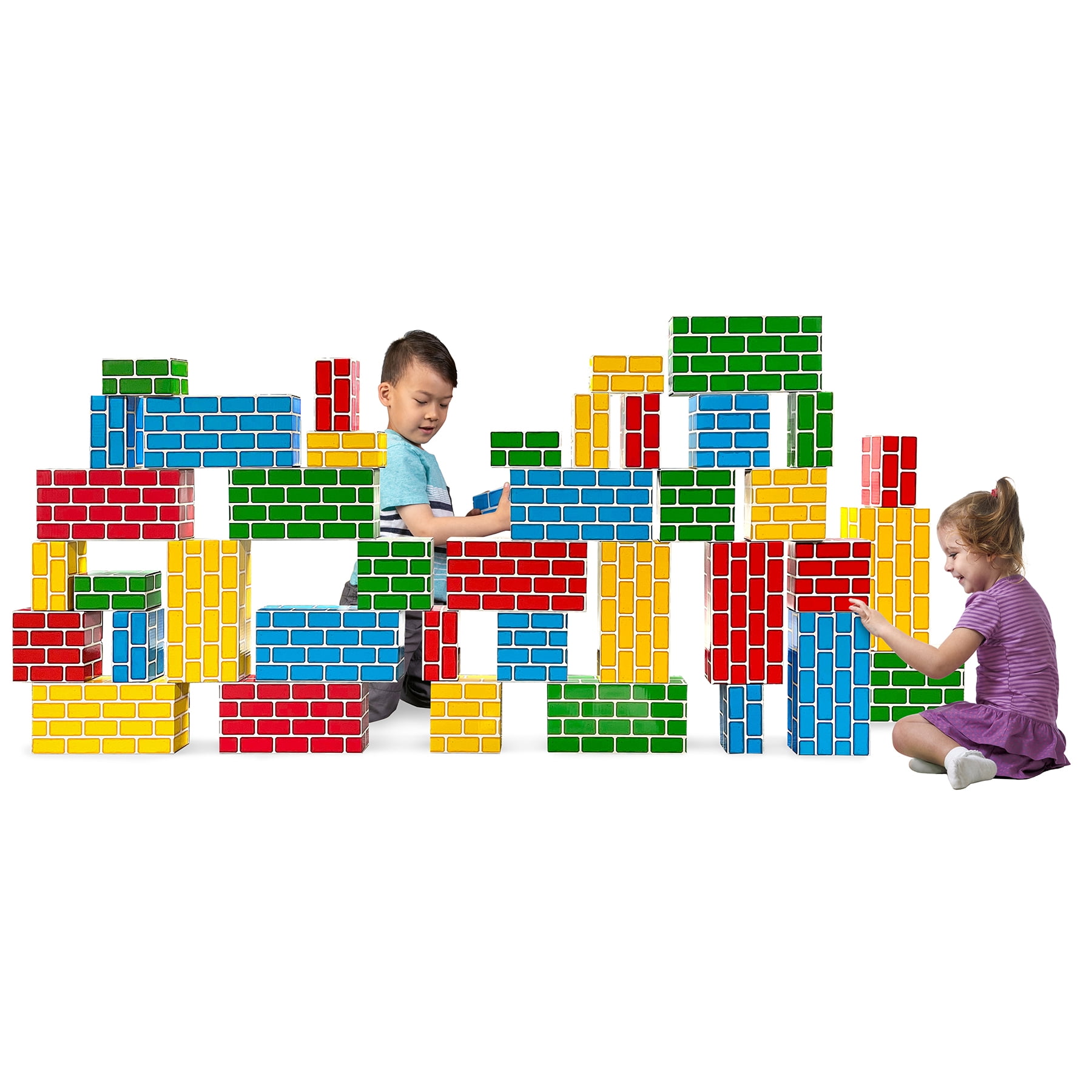Teacher Created Resources Easy-Stack Cardboard Blocks, 40 Piece Set