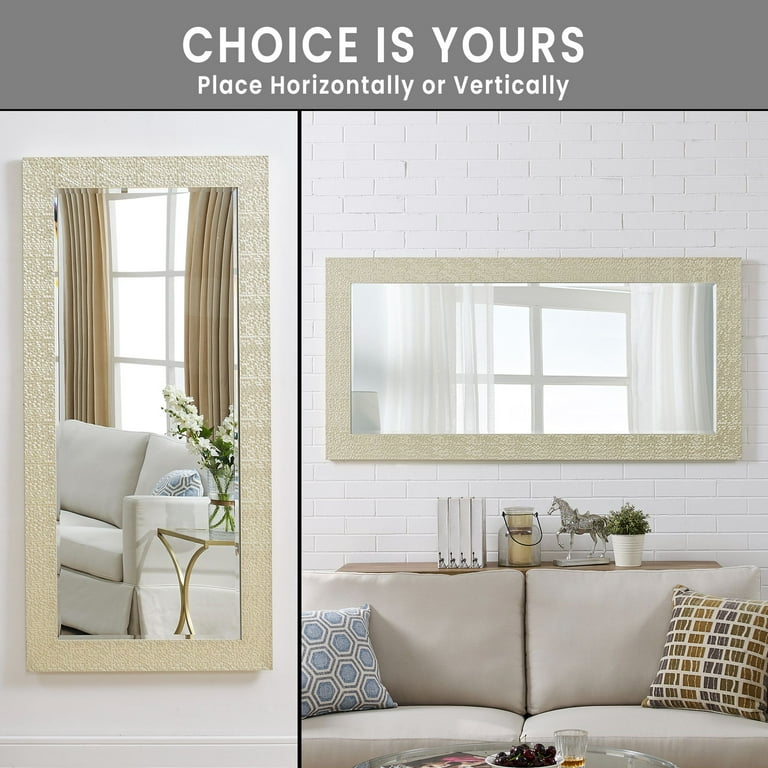 Tall Mirror Mosaic Style Floor Mirror Full length Mirrors for