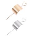 thumbnail image 3 of EeaseCA 2 Pcs Manchette de Chignon à la Mode Support Décoratif Accessoires pour Cheveux, 3 of 7