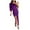 Purple, variant on Bigersell Womens Dresses Summer Fashion Women Summer Solid One-Shoulder Short Sleeve Mini Dress Big & Tall Ball Gown Dress Style 25148, Female Ankle Length Dresses Black L