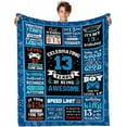thumbnail image 1 of LHSHID 13 Year Old Boy Gifts Birthday Gifts for 13 Year Old Boys Kids Blanket Warm Flannel Throw Blankets for Boys 13 Year Old Boy Birthday Gifts Ideas 30"x40", 1 of 9