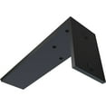 thumbnail image 6 of Ekena Millwork 2 1/2"W x 10"D x 4"H Hidden Support Steel Heavy Duty Bracket w/ Back Plate, Powder Coated Black, 6 of 10