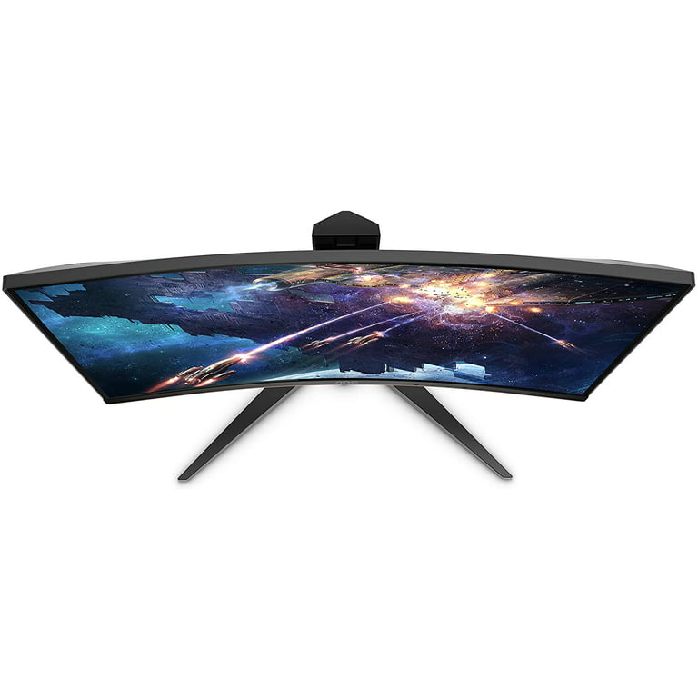 AOC Gaming C27G1 27 curved gaming monitor, Full HD 1920x1080, 1800R curved  VA panel, 1ms (MPRT), AMD FreeSync, 144Hz, 3-sided frameless, Height