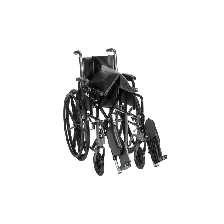 Drive Medical Silver Sport 2 Wheelchair, Detachable Desk Arms
