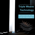 thumbnail image 6 of Black Extra Long Soundproof Curtains for Home Theater & Large Windows 8.3x12ft, 6 of 10