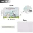 thumbnail image 3 of SKYSONIC Easter Bunny Rabbit Welcome Sign Front Door Decor Wall Hanging Plaque Rectangular Door Hanging Sign Porch Decorations for Home Outdoor Indoor Holiday, 3 of 6