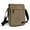 Khaki, variant on Men's Messenger Bag Canvas Shoulder Bag,Dark Blue