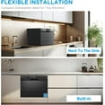 thumbnail image 5 of Midea Countertop Dishwasher, 6 Place Settings, 8 Wash Programs, Power Wash, Easy Install, Black Stainless, 5 of 8