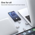 thumbnail image 2 of Unidad flash USB TOPESEL 64 GB USB C Dual USB 3.0 a prueba de agua, 2 of 8