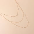 thumbnail image 7 of Lifetechs Layered Long Necklace for Women Pearl Sweater Strand Chain Necklaces Three-Strand Long Chains Gifts, 7 of 7