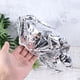 thumbnail image 2 of 10 gorros de aluminio para el cabello con aislamiento térmico, elásticos y para teñir el cabello en casa (plateados), 2 of 7
