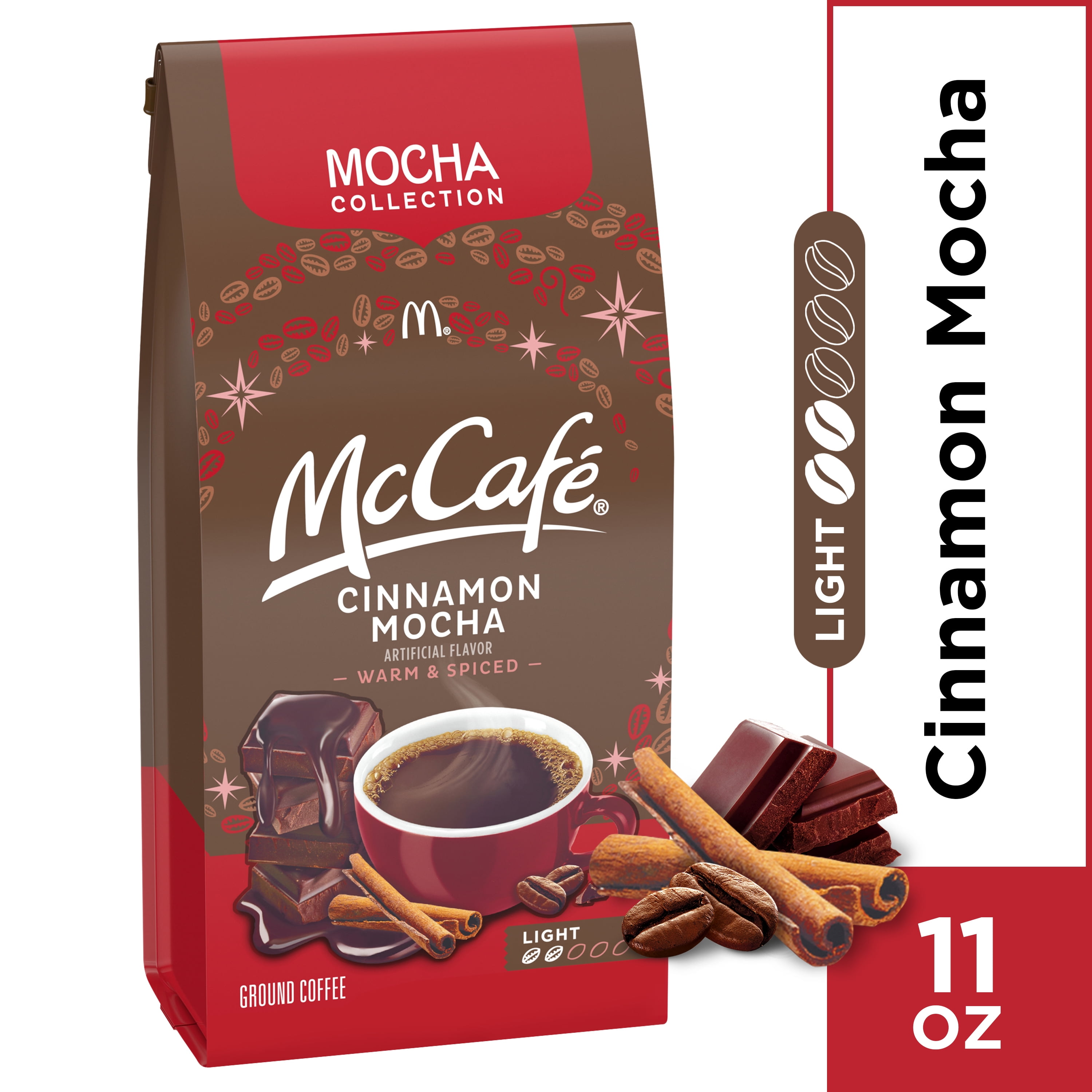 McCafe Mocha Magic Cinnamon Mocha Ground Coffee, 11 oz Bag Walmart
