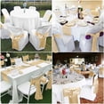 thumbnail image 6 of 50 PCS Satin Chair Sash Chair Decorative Bow Designed Chair Cover Chair Sashes for Thanksgiving Wedding Banquet Party Home Kitchen Decoration (Champagne,7 x 108 inch), 6 of 8