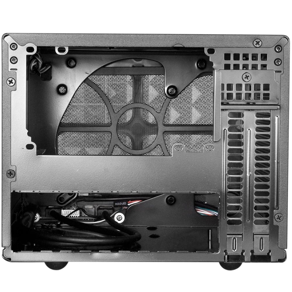 Silverstone Computer Case with Mesh Front Panel,Black (SG13B) - Pack of 2