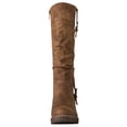 thumbnail image 4 of GLOBALWIN Women's Chunky Heel Camel Knee High Riding Boots 8M, 4 of 7