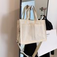thumbnail image 1 of Bolso de mano con múltiples bolsillos, bolso informal, moda para mujer, pana para uso diario en la oficina, 1 of 8