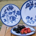 thumbnail image 3 of Melamine Dinnerware Set 12-Piece for 4 Dish Set Plates Bowls Unbreakable Dishware for Indoor Outdoor Use Lightweight Durable for Camping Picnics Parties, 3 of 9
