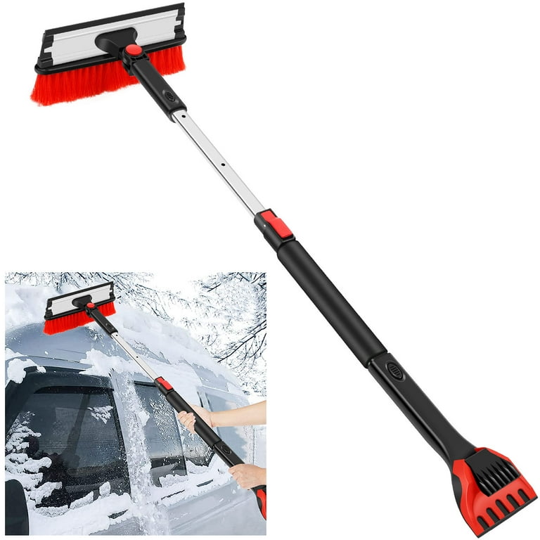 1pc Ice Scraper & Snow Brush For Car Windshield, Multi-functional, Winter  Defrosting & Snow Removal Tool