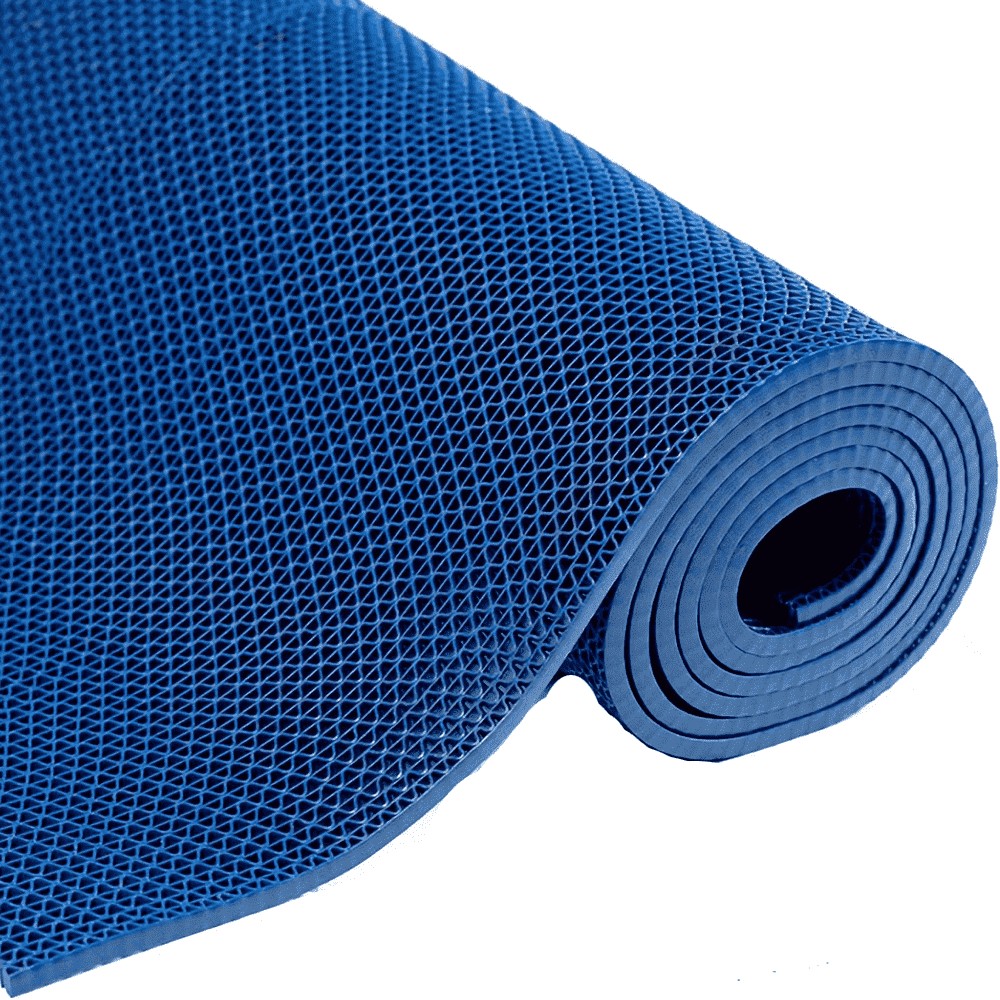 OVYEOFR Drainage Mat, 3 x 16.4Ft PVC UV-Proof Heavy Duty Outdoor Flooring for Wet Areas, Doubles as Restaurant Floor Mats(Blue)