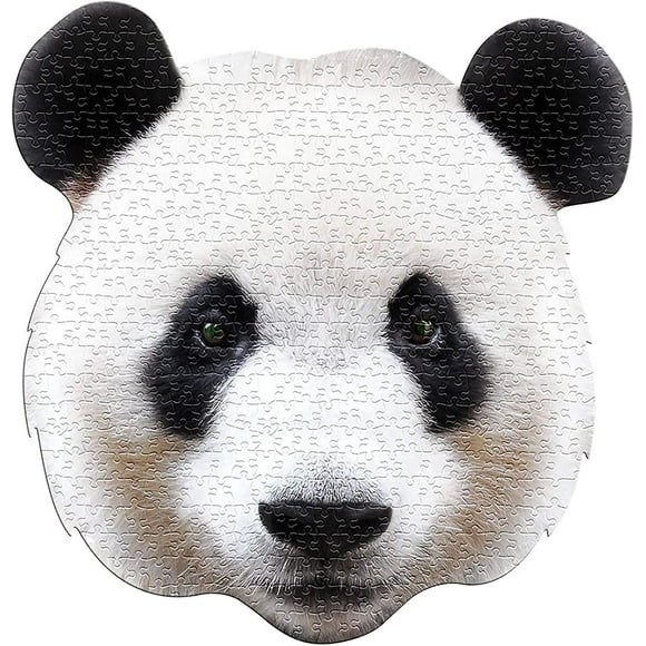 Casse-Tête en Forme de Tête d'Animal "Je Suis Panda" 300 Pcs