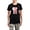 With Gray Camo Pant, variant on - Beautiful Dance Figure Women's Dark Pajamas - Women's Short Sleeve Print T-Shirt and Pants Dark Cotton Pajama Set