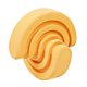 thumbnail image 2 of Pelota dispensadora de comida para perros, limpieza de dientes, resistente a mordeduras, alimentación lenta, juguete de goma para entrenamiento al aire libre, color naranja, 2 of 12