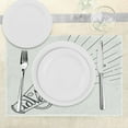 thumbnail image 3 of Ambesonne Adventure Place Mats Set of 4, Mountains Birds Sun, Standard Size, Black White, 3 of 6