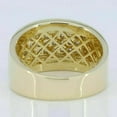 thumbnail image 4 of 2 Ct Round Cut Diamond Men's Lab Created Pinky Band Ring 14k Yellow Gold Plated, 4 of 4