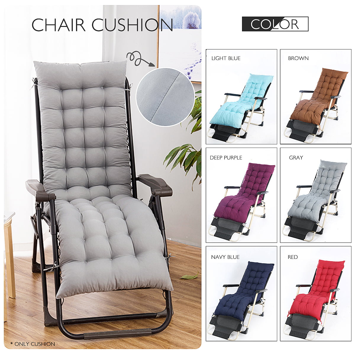Multifunctional Outdoor Cushion With Backrest Folding Seat Cushion 