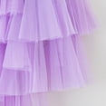 thumbnail image 5 of Zanarzt Birthday Tutu Toddler Tutus for Girls Tutu Layers Girls Tutu Skirt Kids Tutu Girls Tulle Ballet Dance Tutu Long Skirt Purple,13-14 Years, 5 of 6