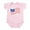 Petal Pink, variant on CafePress - American Flag Made Up Of Wing Baby Light Bodysuit - Baby Light Bodysuit, Size Newborn - 24 Months