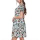thumbnail image 2 of Disketp Mallard Ducks Wild Birds1 para Vestido de Manga Corta para Mujeres, Vestidos de Verano para Mujeres, Casual y Holgado para la Playa, 2 of 6