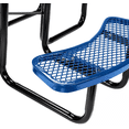 thumbnail image 4 of LifeYard Outdoor Picnic Table, ADA, 46" Round, Steel Table, Blue, 4 of 5
