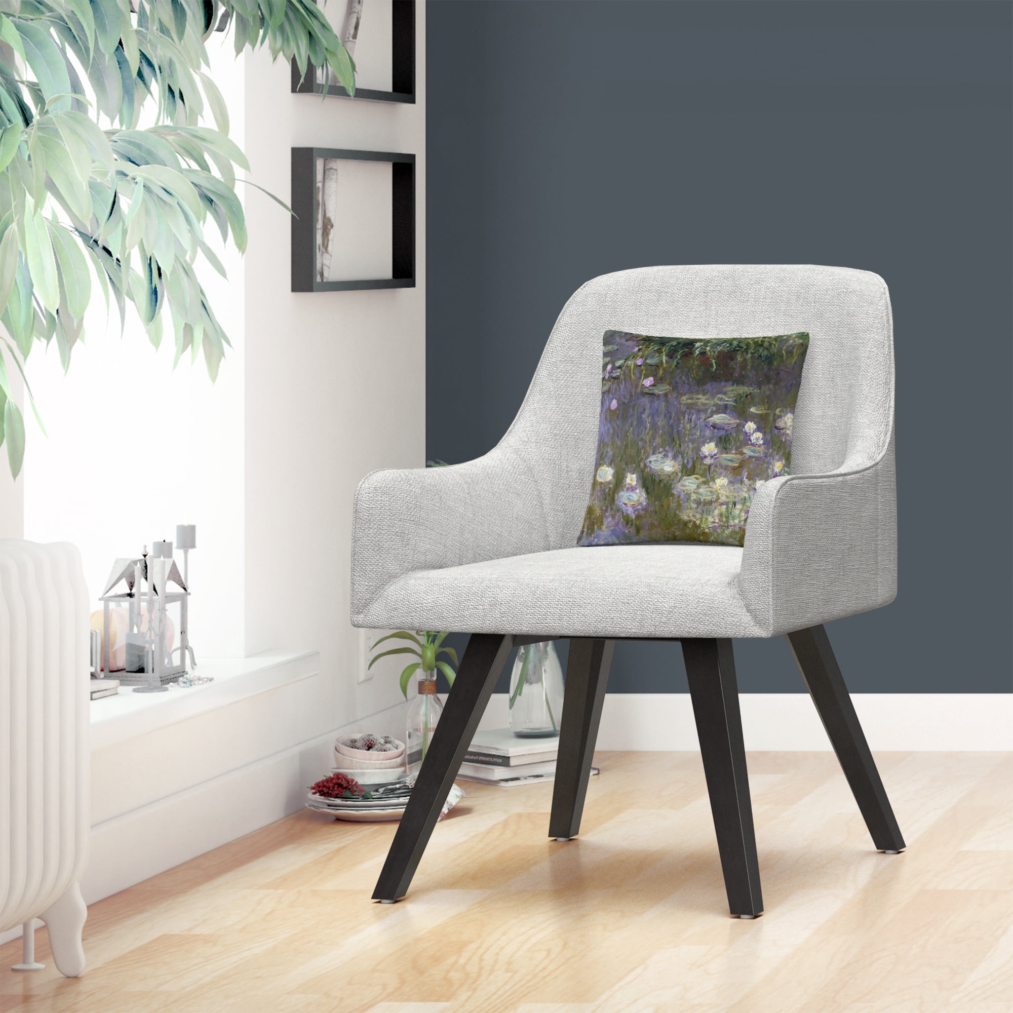 Monet 'Water Lilies' 16 X 16 Decorative Throw Pillow