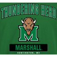 thumbnail image 2 of Men's Kelly Green Marshall Thundering Herd Campus Icon Long Sleeve T-Shirt, 2 of 2
