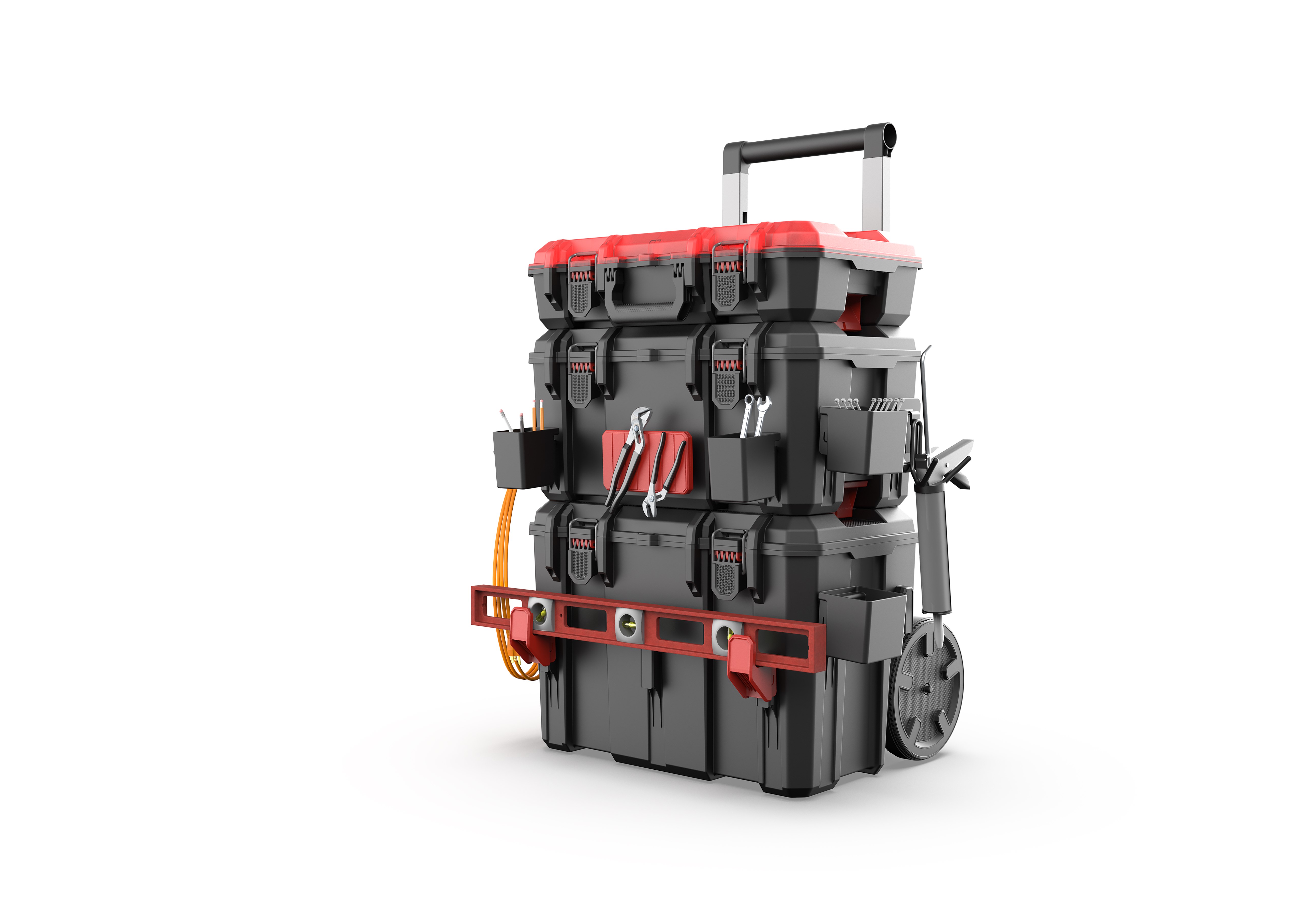 Hyper Tough Hyper Stack Rolling Tool Storage Base Box photo 5