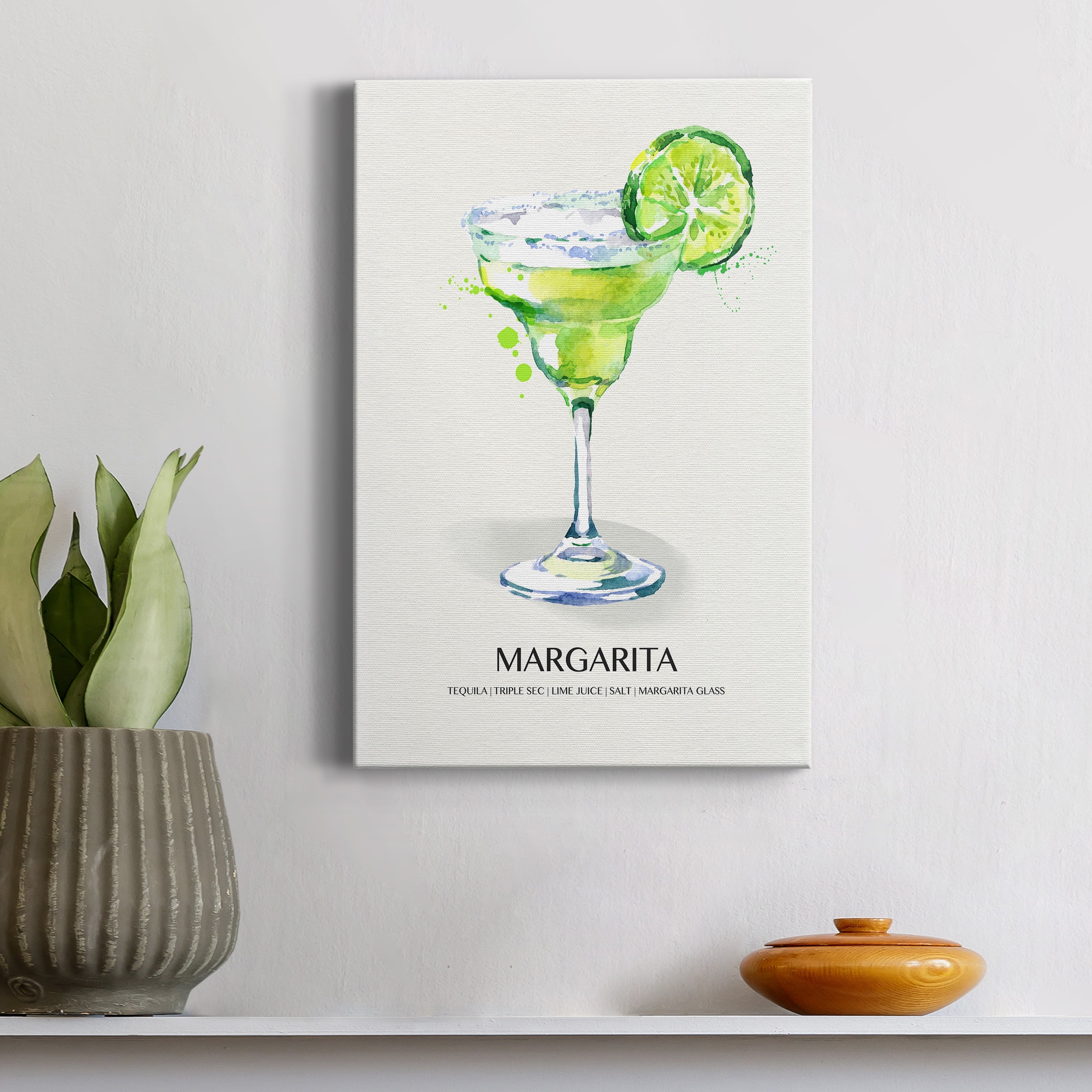 Margarita Premium Gallery Wrapped Canvas - Ready to Hang - 18 x 27