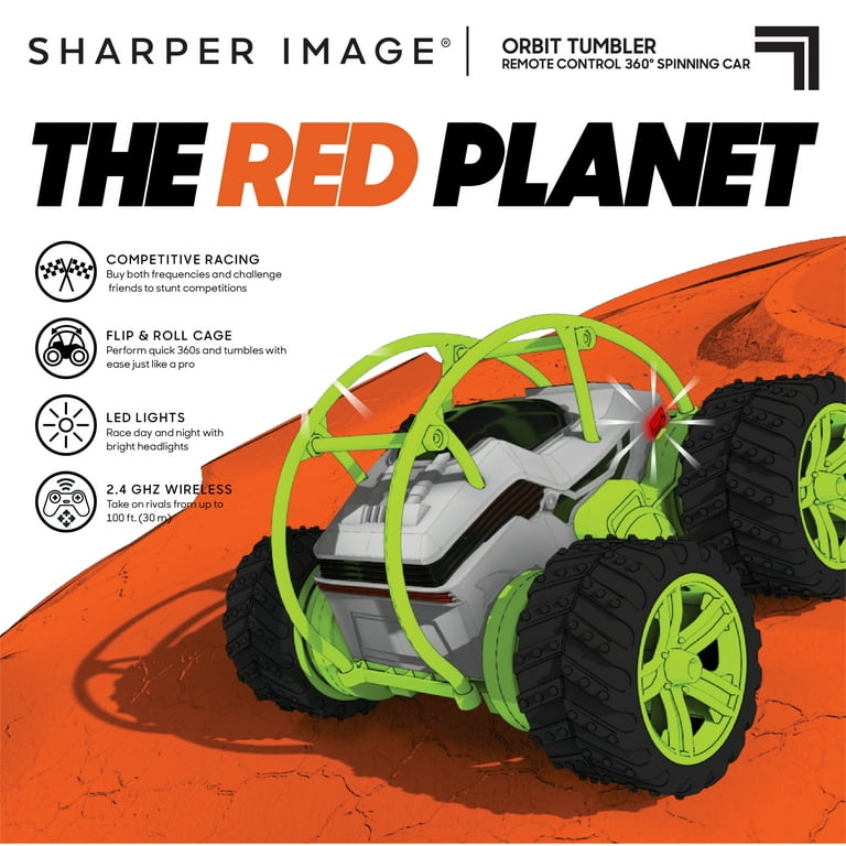 Sharper Image Orbit Tumbler RC Car Toy for Kids Remote Control