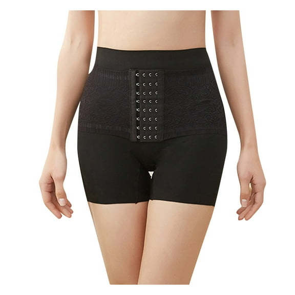 AOOCHASLIY Shapewear for Women Clearance Women's High-waisted Abdomen Sexy Leaky Butt Sculpting Waist Shaping Pants