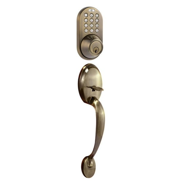 Keyless Entry Deadbolt and Handleset Door Lock with Electronic Digital