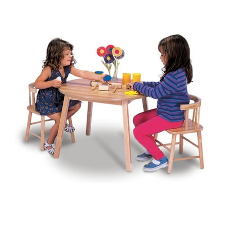 UPC 713863001809 product image for Kids 3 Pc Table & Bentwood Chairs Set in Natural Finish | upcitemdb.com