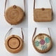 thumbnail image 5 of Bolso tejido de moda de ratán otoñal Bolso tejido estilo nicho de ratán retro vintage, 5 of 6