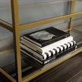 thumbnail image 2 of Sauder® International Lux Console Table, Satin Gold, 421433, 2 of 7