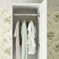 thumbnail image 2 of OxyLife Armoires with Doors Hanging Rod and Shelves, P2 Level PB, White, 75 lbs, 2 of 11