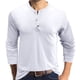 thumbnail image 2 of Camisas de Hombre Blusas de Manga Larga Con Cuello Redondo Musculoso Musculoso Básico Blusa de Color Puro Sólido Camiseta Top Odeerbi ODB122088, 2 of 4