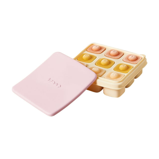 Juego de cubitos de hielo de silicona de colores para niños | Molde de hielo blando apto para uso alimentario con diseño fácil de desmoldar | Formas divertidas para comida y bebida de bebé | Apto