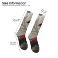 thumbnail image 2 of Salouo Dark Red Hooded Girl Print Women's Men's Ankle Socks 1-pack Casual Athletic Socks for Unisex Adult Moisture-Wicking Socks for Daily Wear/Running/Sport, 2 of 8
