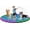67" Round, variant on 67” Non-Slip Splash Pad for Kids & Dogs, Round Outdoor Water Sprinkler Pad, 0.5mm Thickened Tear-Resistant PVC, Kids Water Toy & Dog Pool for Backyard Summer Fun